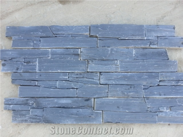 Natural Slate Cement Ledgestone Panel, Slate Cultured Stone