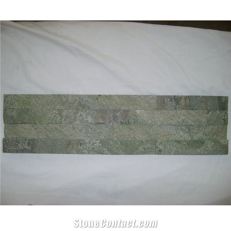 Natural Slate Green Cultured Stone Wall Tiles