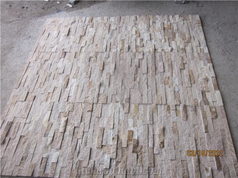 Sandstone Cultured Stone Wall Panels Tiles