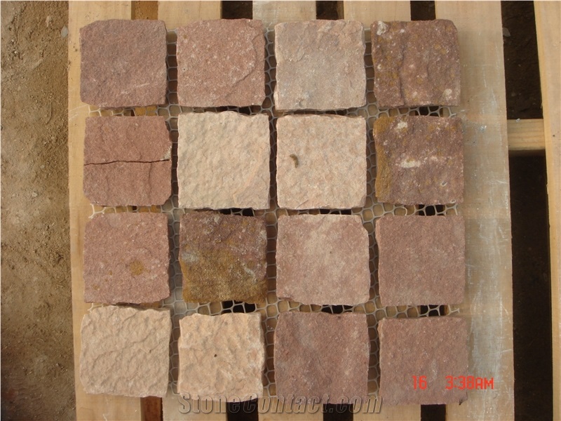 Sandstone Tumbled Mat Floor Tiles