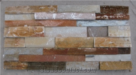 Slate Wall Panel, Cultured Stone, Ledgestone Wall Cladding Tiles