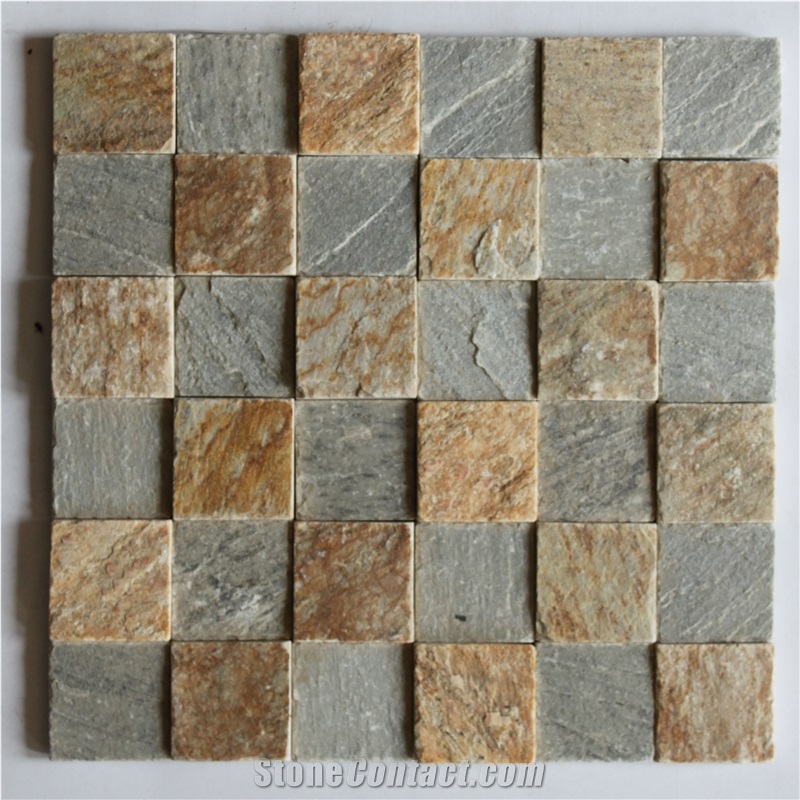 Square Split Mosaic Wall Cladding Tiles