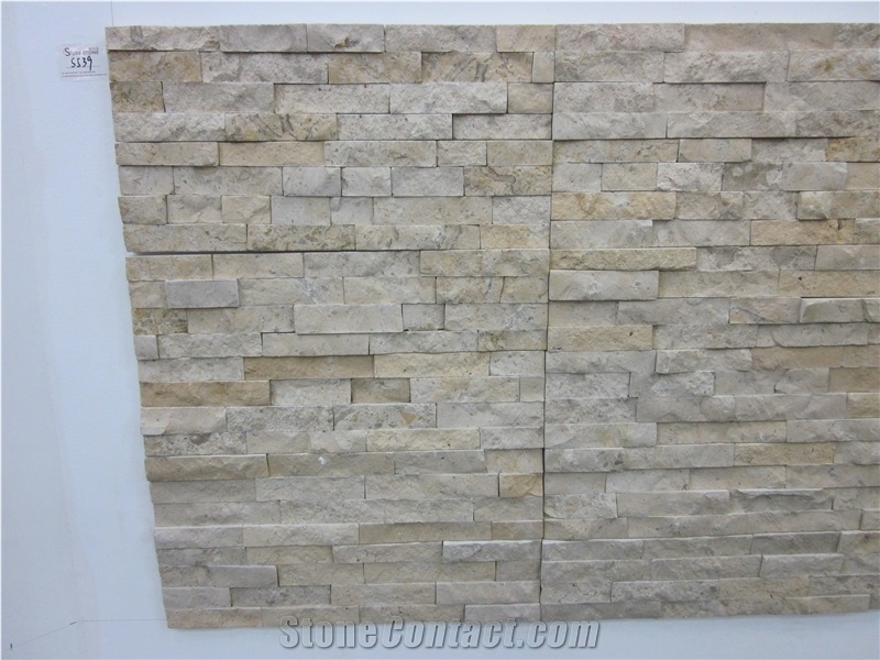 Travertine Cultured Stone Wall Cladding Tiles