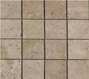 Travertine Mosaic Interior Decoration Wall Cladding Pavers