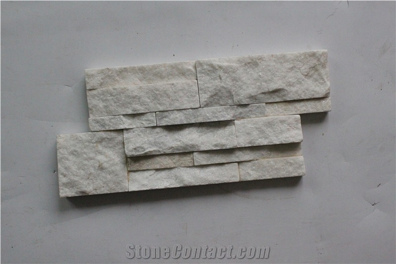 White Marble Stone Quartzite Cultured Stone Wall Panel