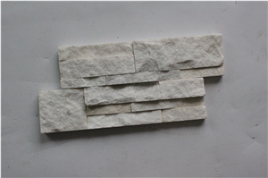 White Marble Stone Quartzite Cultured Stone Wall Panel
