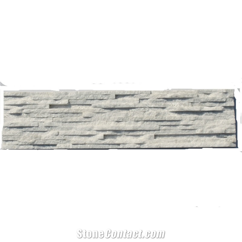 White Quartzite Interior Decoration Wall Cladding Tile Panels
