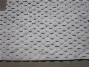 Withe Quartzite Stacked Stone, Cultured Stone Wall Panel, Quartzite Ledgestone Tiles