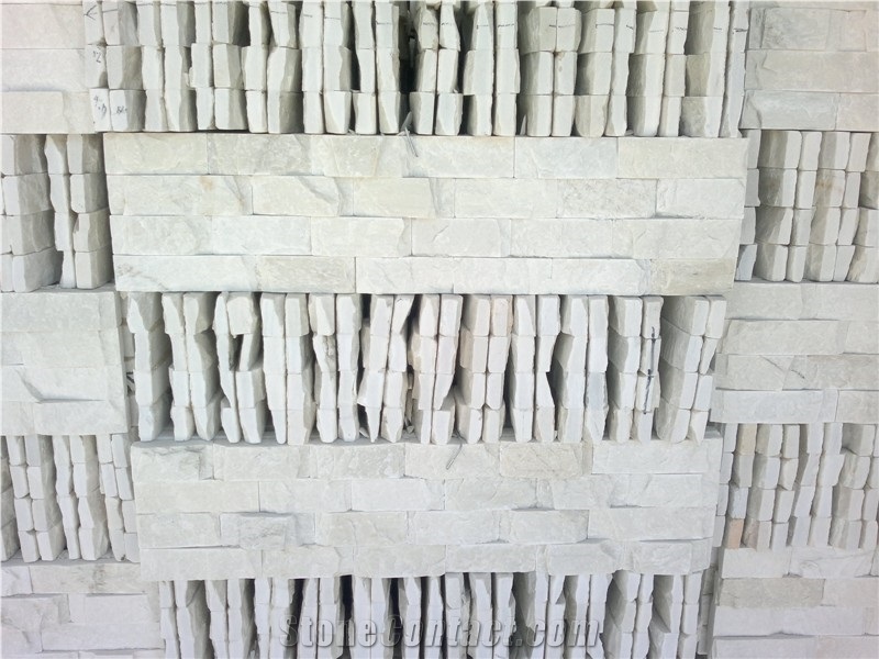 Natural Quartzite Stone Wall Panels, White Quartzite Cultured Stone