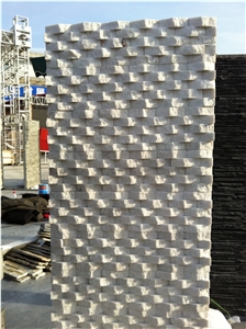 Straw Braid White Quartzite Wall Tiles, China White Quartzite