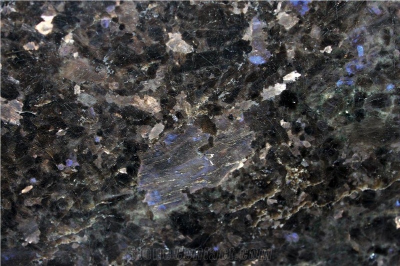 Gallactika Blue & Bronze Labradorite Tiles, Galactic Blue Granite Slabs & Tiles, Gallactika Blue & Bronze) Granite