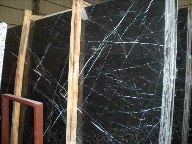 China Marquina Marble Slab and Tile