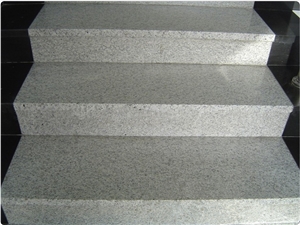 Building Stone Stairs&Steps, White Granite Stairs
