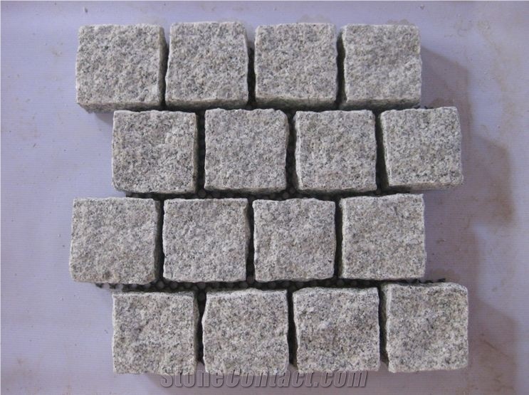 G623 Granite Cube Shape Granite Pavers, Grey Granite Pavers