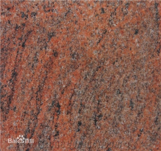 Red Multicolor Slabs & Tiles, India Red Granite