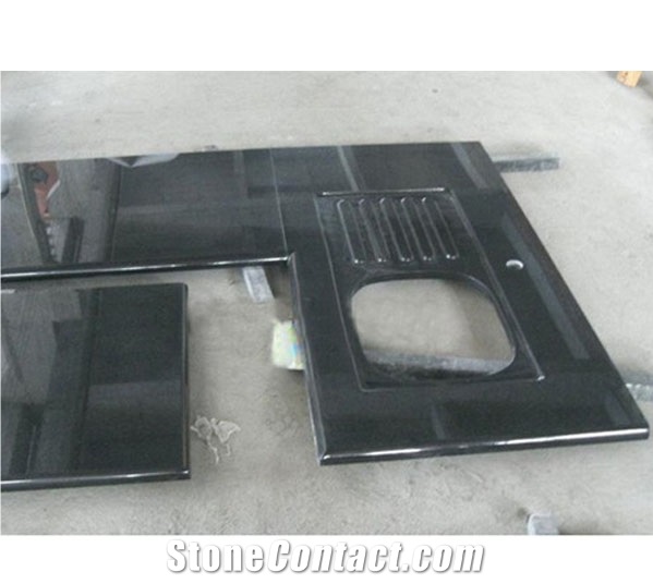 Shanxi Black Kitchen Counter Top,Shanxi Black Granite Kitchen Countertops