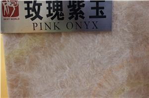 Onice Rosa, Pink Onyx Slabs