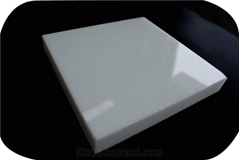 Pure White Artificial Marmoglass