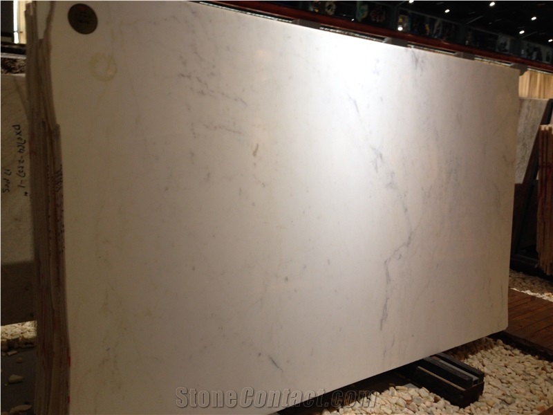 Carved White Marble Slab, Italy White Marble