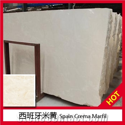 Cream Marfil Marble Slabs&Tiles, Spain Beige Marble
