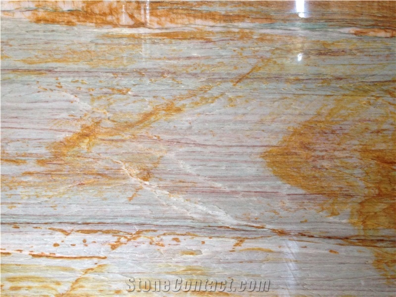 Jinfengyulu Yellow Marble Slabs & Tiles