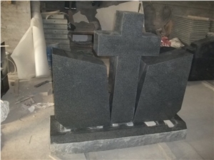 Wing Shape Headstone, Hebei Black Granite Monument & Tombstone