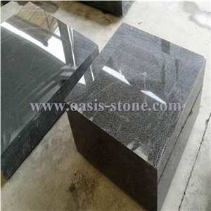 G654 Dark Grey Cube Stone, G654 Grey Granite Cube Stone
