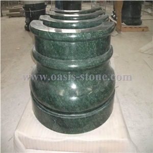 India Green Marble Columns