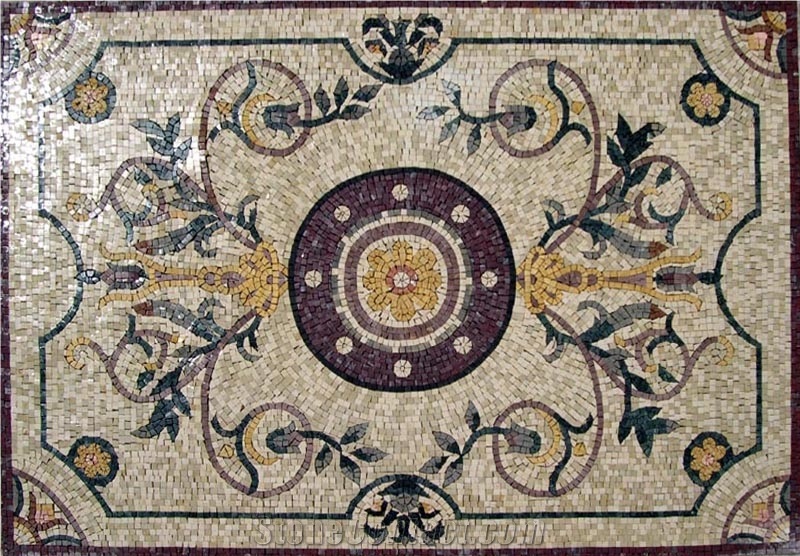 Mosaic Medallions Wall and Floors