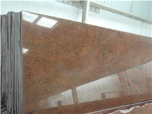 Red Multy Granite Salb Slabs & Tiles