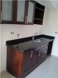 Kitchen Countertop with Black Night Granite