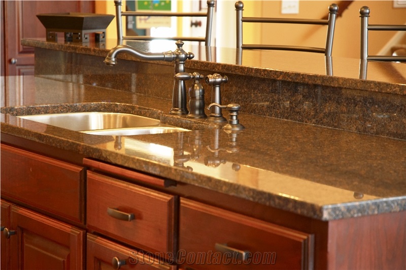 Royal Brown Granite Kitchen Countertop