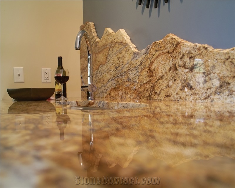 Yellow River Granite Wet Bar Counter Top From United States