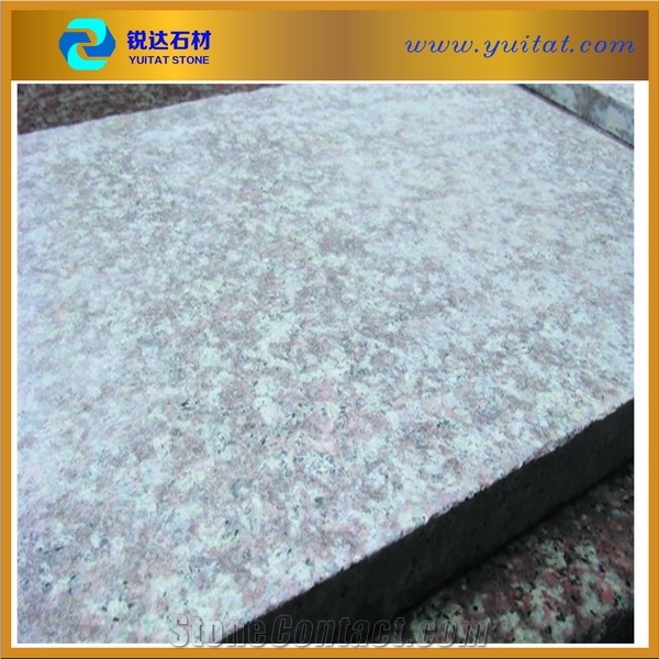 China Cheap Flamed G687 Granite Peach Red Granite Slabs & Tiles