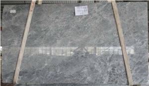Chinese Shangri-La Grey Marble Light Color Slab, China Cloudy Grey White Marble