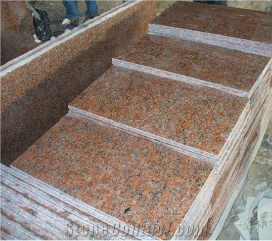 Competitive Price Maple Red G562 Granite Tiles for Sale