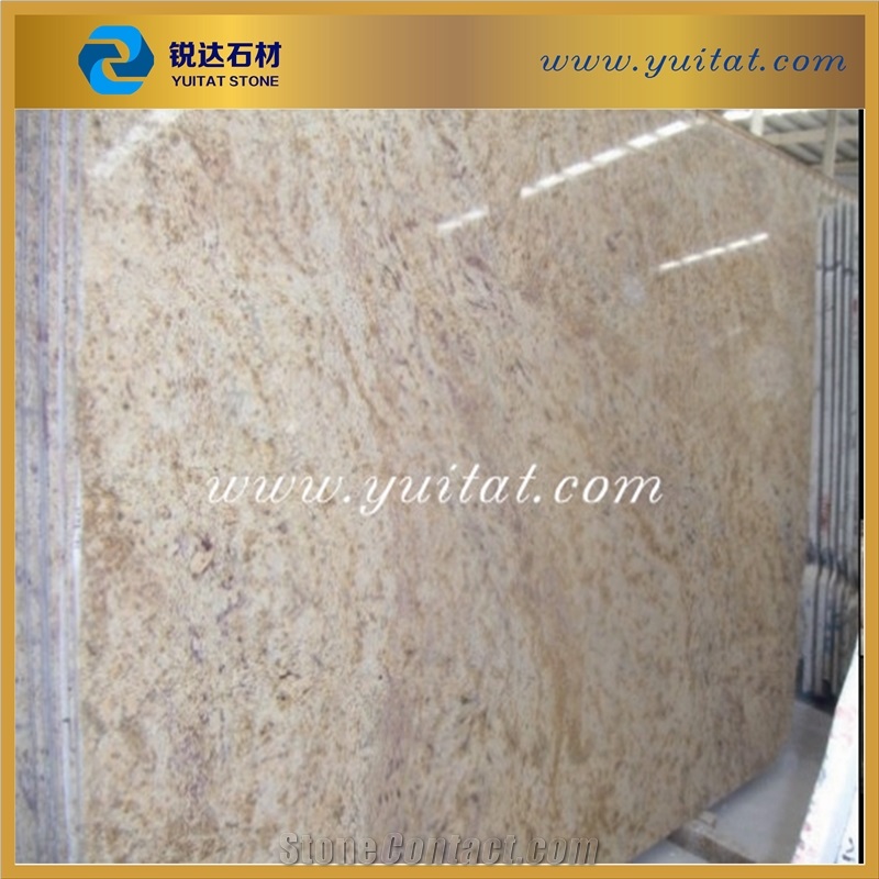 Customized Finishing Cheap Price Golden Persa Granite Slab