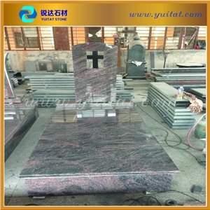 Indian Paradiso Granite Tombstone in Various Colors and Style