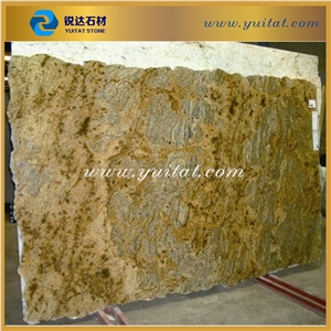 Lapidus Granite Stone, Golden Granite Slab, Polished Cut to Size Tile