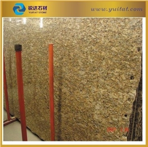 Polished Granite Slabs & Tiles Of Giallo Cecillia, Brazil Yellow Granite