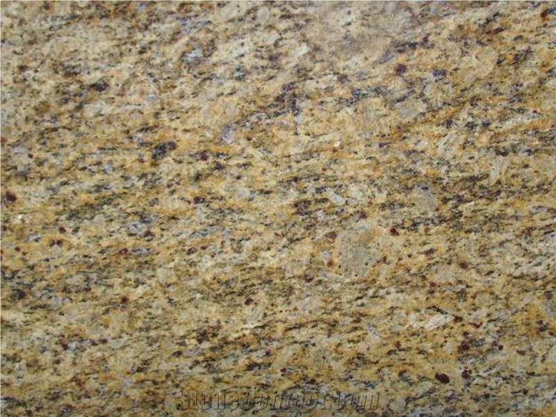 Giallo Santa Cecilia Slabs & Tiles, Brazil Yellow Granite