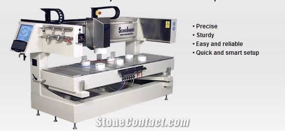 Scandinvent C3 - Compact Cnc Work Center - Milling and Engraving Stone Cnc Machine