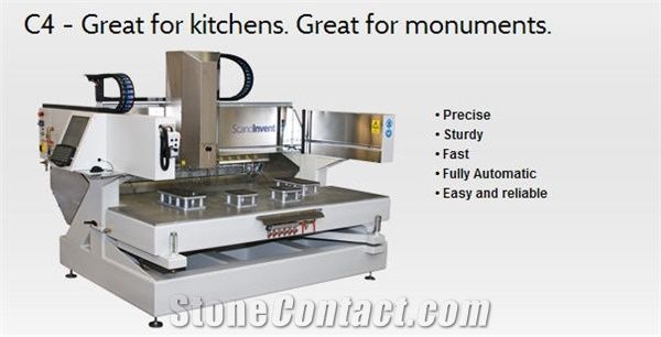 Scandinvent AB C4 - Compact Cnc Work Center for Kitchens Tops, Monuments