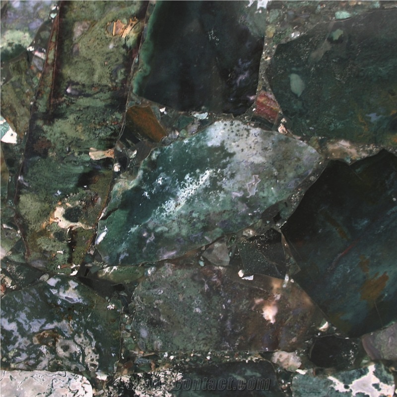Moss Agate Semiprecious Stone