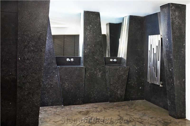 Black Pearl Granite Hotel Modern Bathroom Design