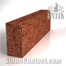 Curb Stone,Curbstone,Kerb Stone,Kerbstone, Ukrainian Red Granite Kerb Stone, Rosso Toledo Red Granite Kerb Stone