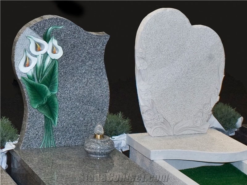 Monuments and Headstone, Grey Granite Monuments