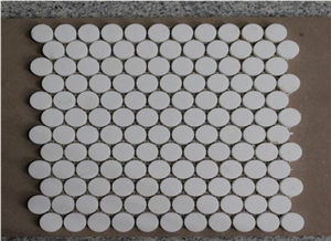 Thassos Mosaics with Factory Price and Good Quality, Thassos Marble Mosaics