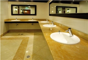 Amarillo Triana Marble Bathroom Top