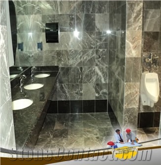 Cafe Tabaco Marble Bathroom Remodeling